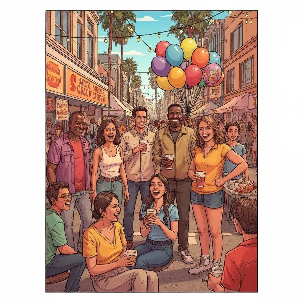 Personal training session in Santa Monica with diverse individuals engaged in strength training